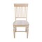 International Concepts Set of Two Slat Back Chair, Unfinished C-65P - alternate 4